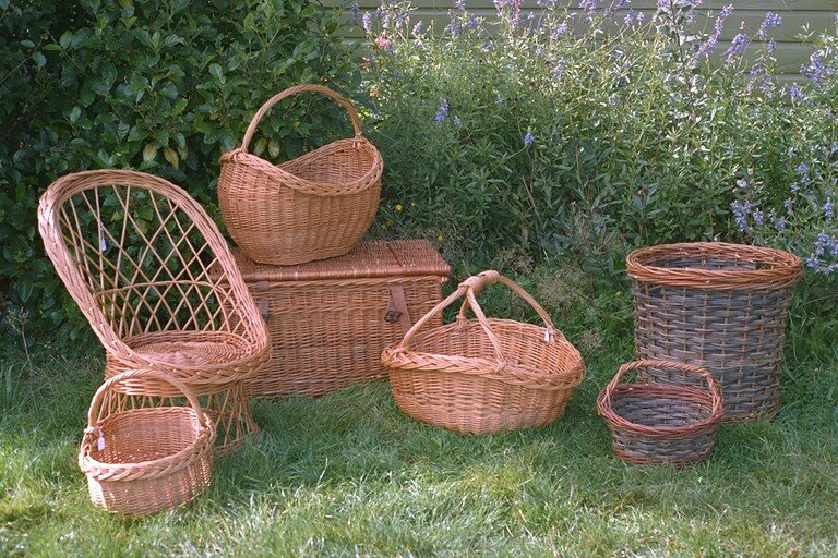 Locally made basketware