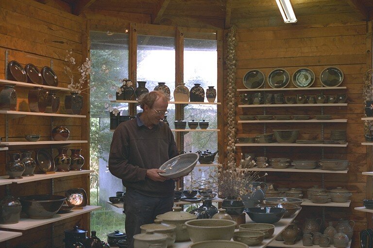 Locally made pottery