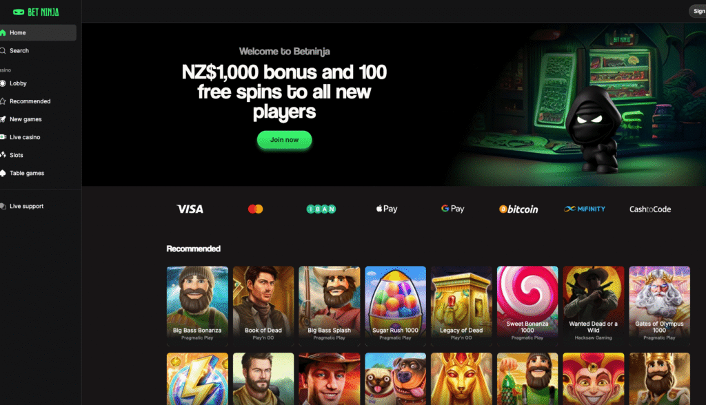 new online casino New Zealand 